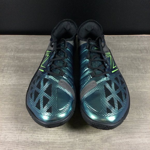 New Balance Women's Metallic Green Athletic Shoes - Picture 2 of 8